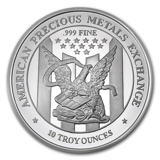 10 oz Silver Round - APMEX 10 oz Silver Round - APMEX
